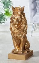 Casablanca by Gilde Löwen-Skulptur Gold Bild 5