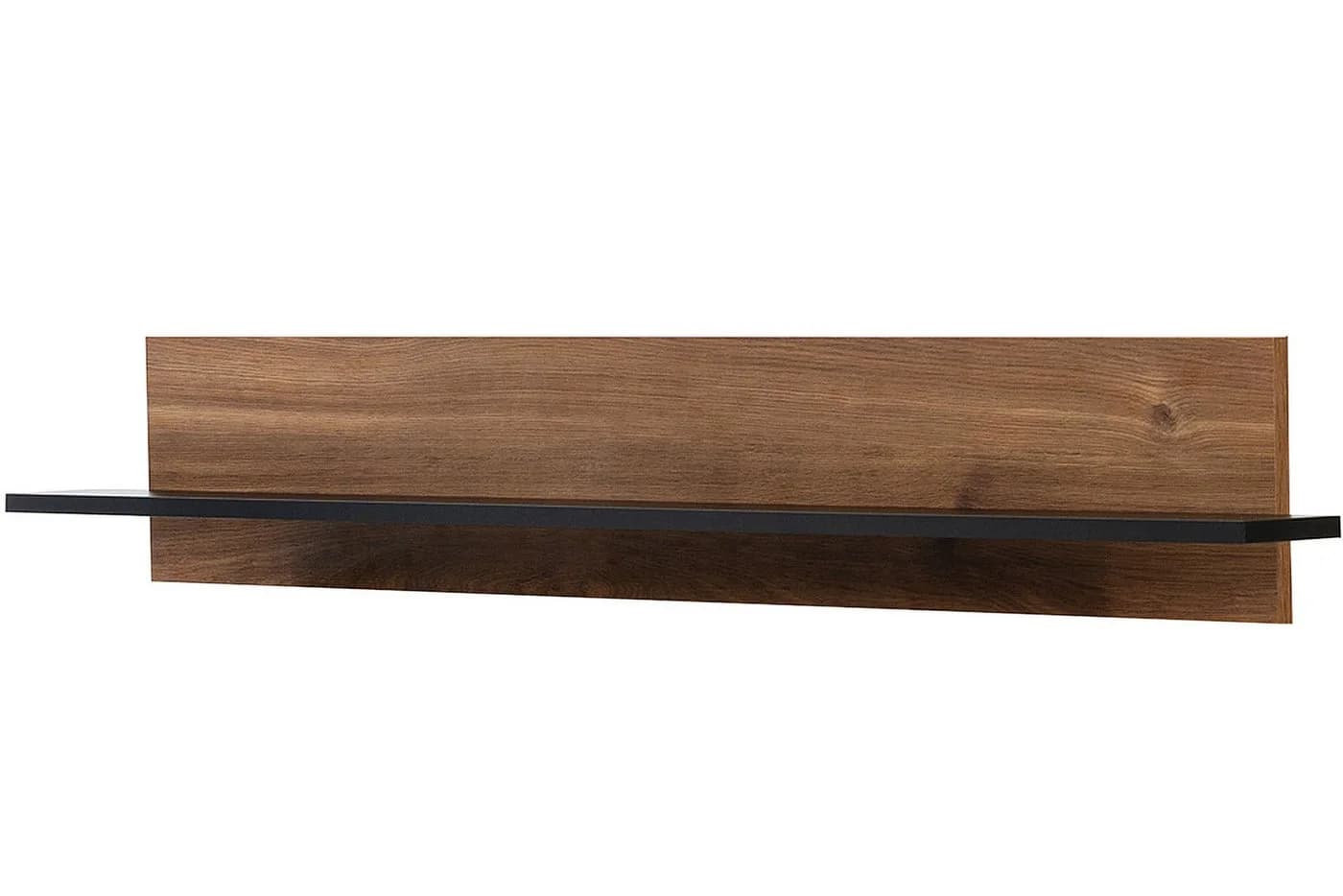 KONSIMO Wandregal CHRISTO Wandboard Loft Holzoptik Braun Schwarz - Bild 3