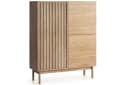 KONSIMO Kommode HARMA Loft-Stil Lamellentüren Push-to-Open Helle Eiche Bild 2