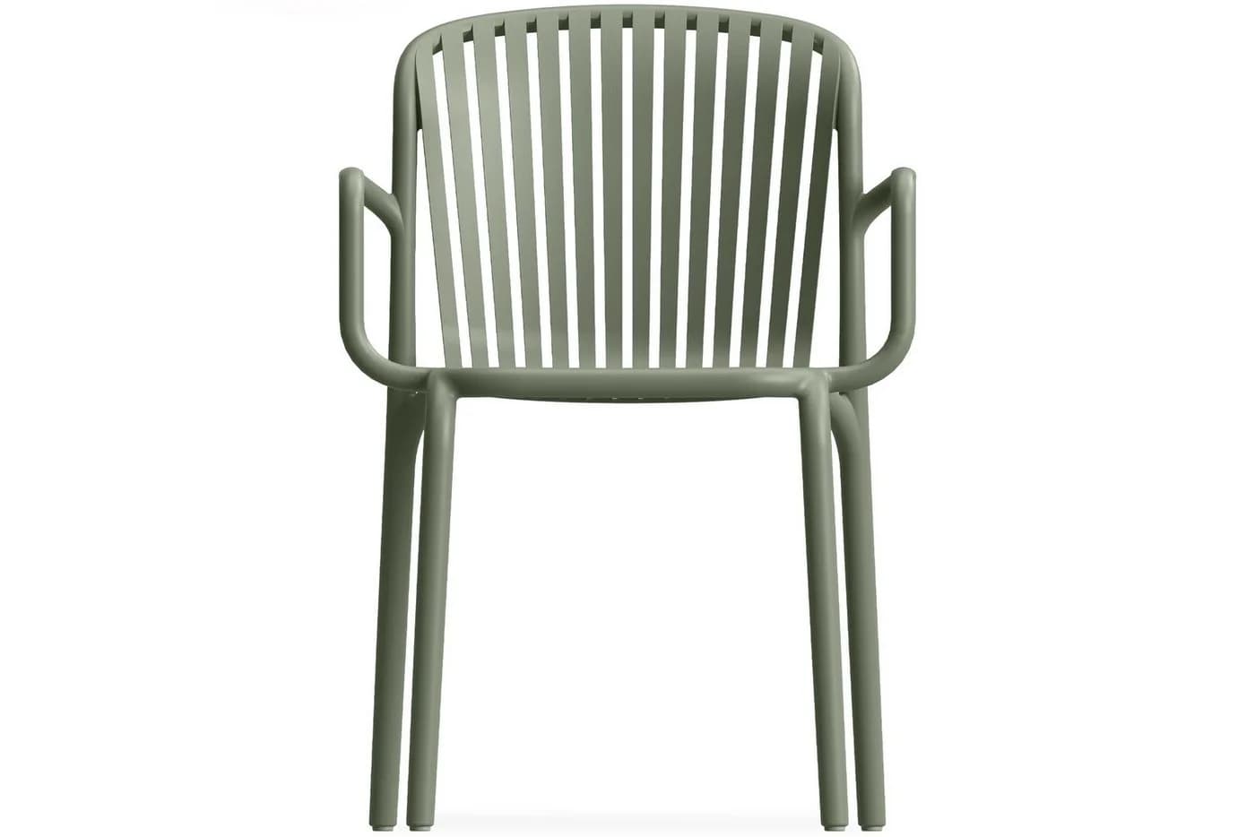 KONSIMO FICCARI Gartenstuhl 2er Set Olivgrün Stapelbar - Bild 3