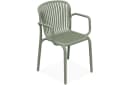 KONSIMO FICCARI Gartenstuhl 2er Set Olivgrün Stapelbar Bild 5