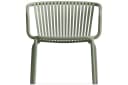 KONSIMO Gartenlounge-Set FICCARI 3-tlg. Olivgrün Kunststoff stapelbar Bild 3