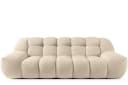KONSIMO VENA 3-Sitzer Sofa Japandi Bouclé Beige Bild 3