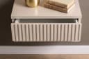 KONSIMO® Nachttisch RECTUS II Hängend 2er-Set Beige Push-to-Open Bild 5