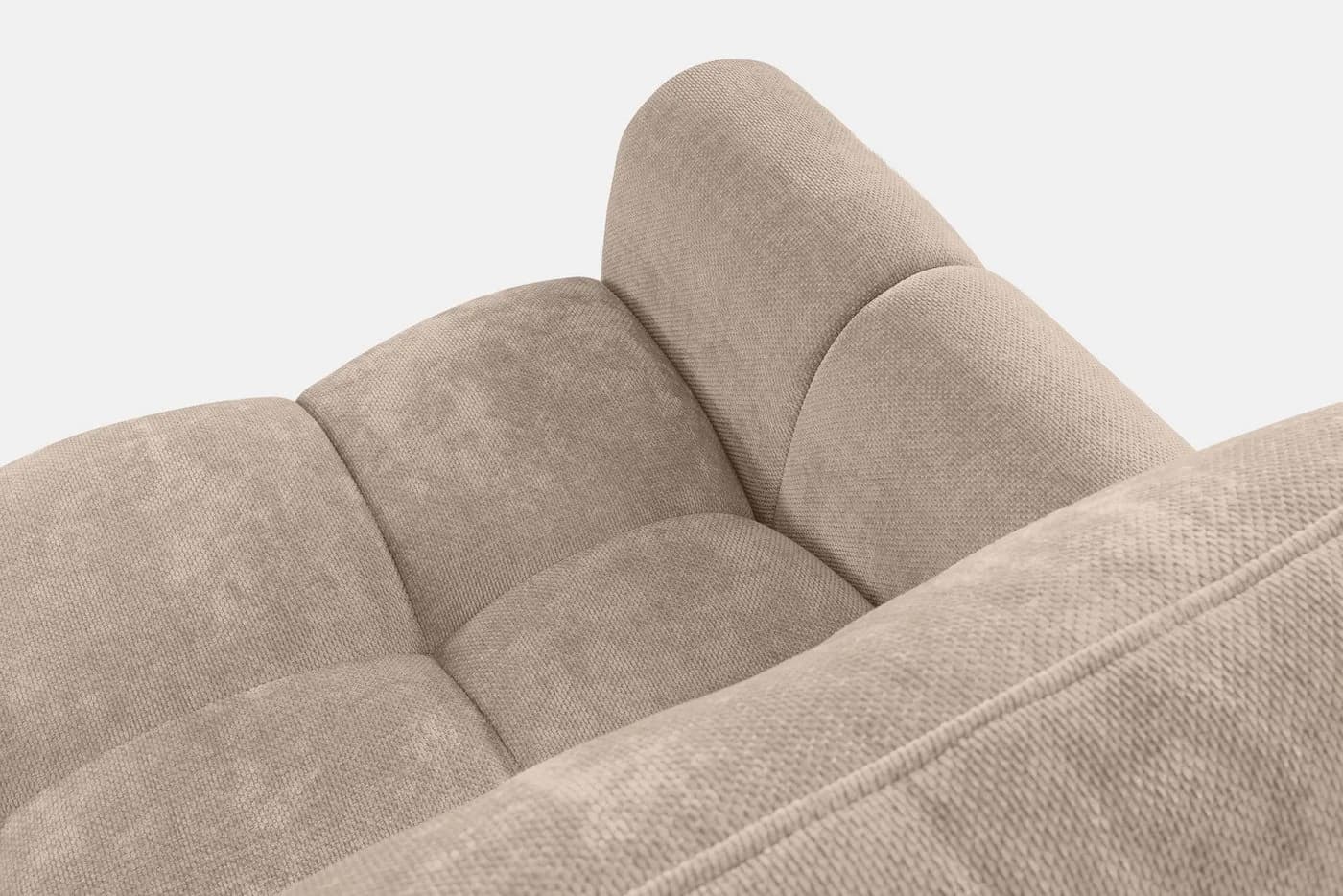 KONSIMO® 3-Sitzer Sofa NILO Schlafsofa hellbeige mit Bettkasten - Bild 3