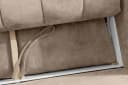 KONSIMO® 3-Sitzer Sofa NILO Schlafsofa hellbeige mit Bettkasten Bild 5