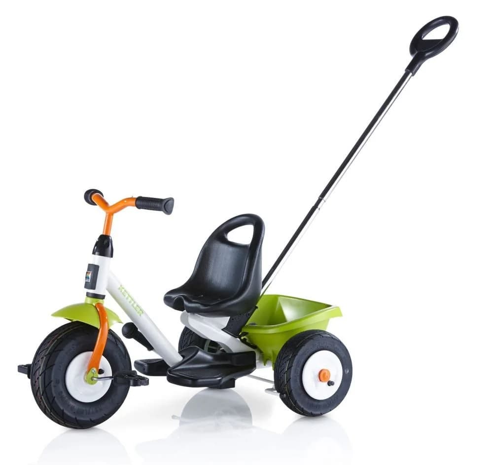 KETTLER Dreirad Startrike Air Grün mit höhenverstellbarer Schubstange