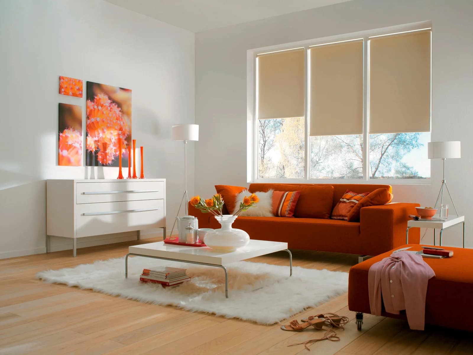 Elektrisches Rollo SUNLINES San Francisco Beige 100x180 cm