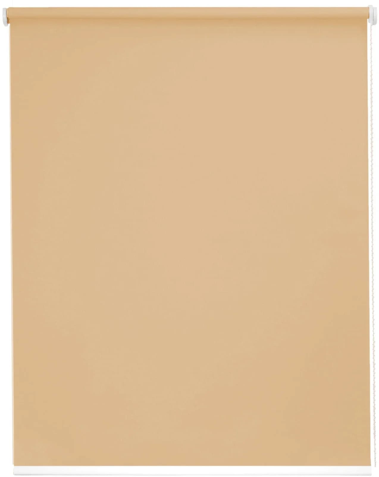 SUNLINES Seitenzugrollo Youngstyle Uni Beige Weiß