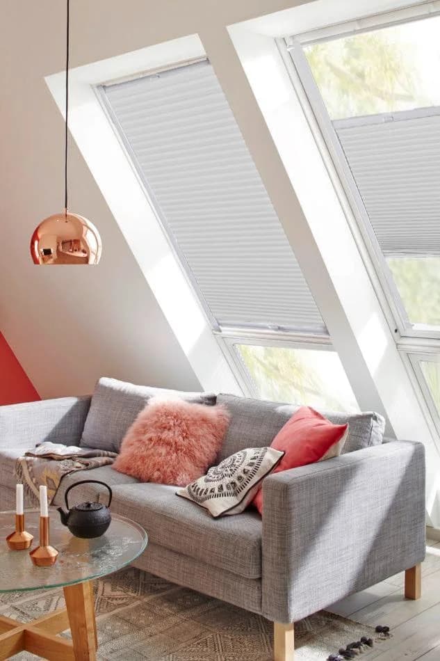 Dachfensterplissee SUNLINES StartUp Style Honeycomb VD weiß