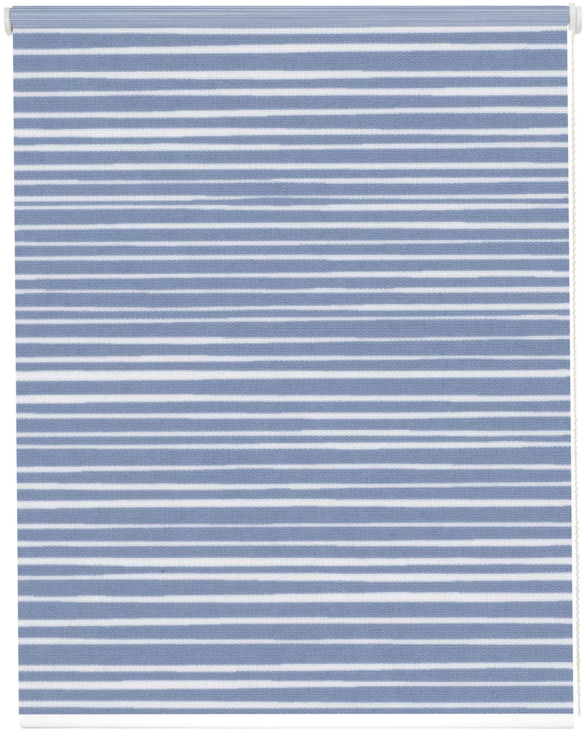 Seitenzugrollo SUNLINES StartUp Style Stripes blau weiß
