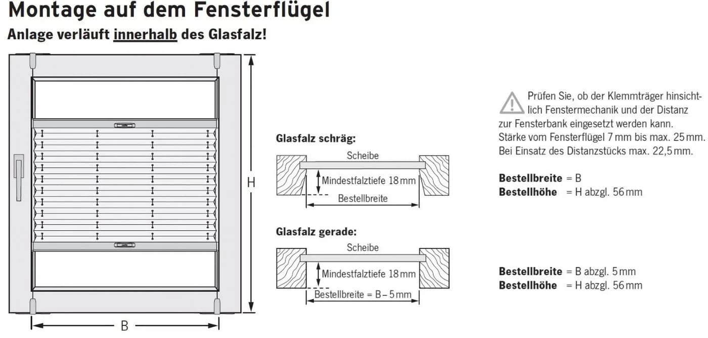 SUNLINES Plissee One Size Style Crepe Zartgelb Klemmfix - Bild 5
