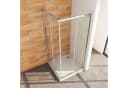 Duschparadies Dusch-Schiebetür 185cm 6mm ESG Sicherheitsglas Chrom Bild 4