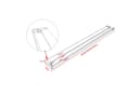 duschspa Walk-in-Dusche 8mm ESG mit Ablage & Handtuchhalter Bild 3