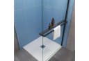 duschspa Walk-in-Dusche 8mm ESG mit Ablage & Handtuchhalter Bild 4