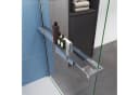 duschspa Handtuchhalter Ablage 80-140cm Chrom Schwarz Bild 4
