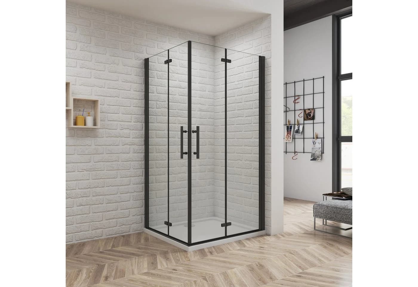 duschspa Eckdusche 6mm Nano Glas Duschkabine - Bild 2