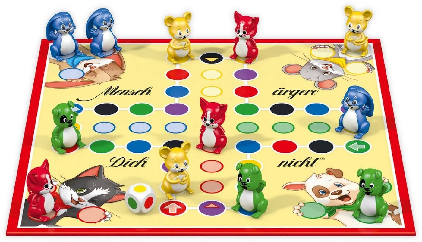 Schmidt Spiele Mensch ärgere dich nicht® Kids - Bunt 3D-Design Brettspiel