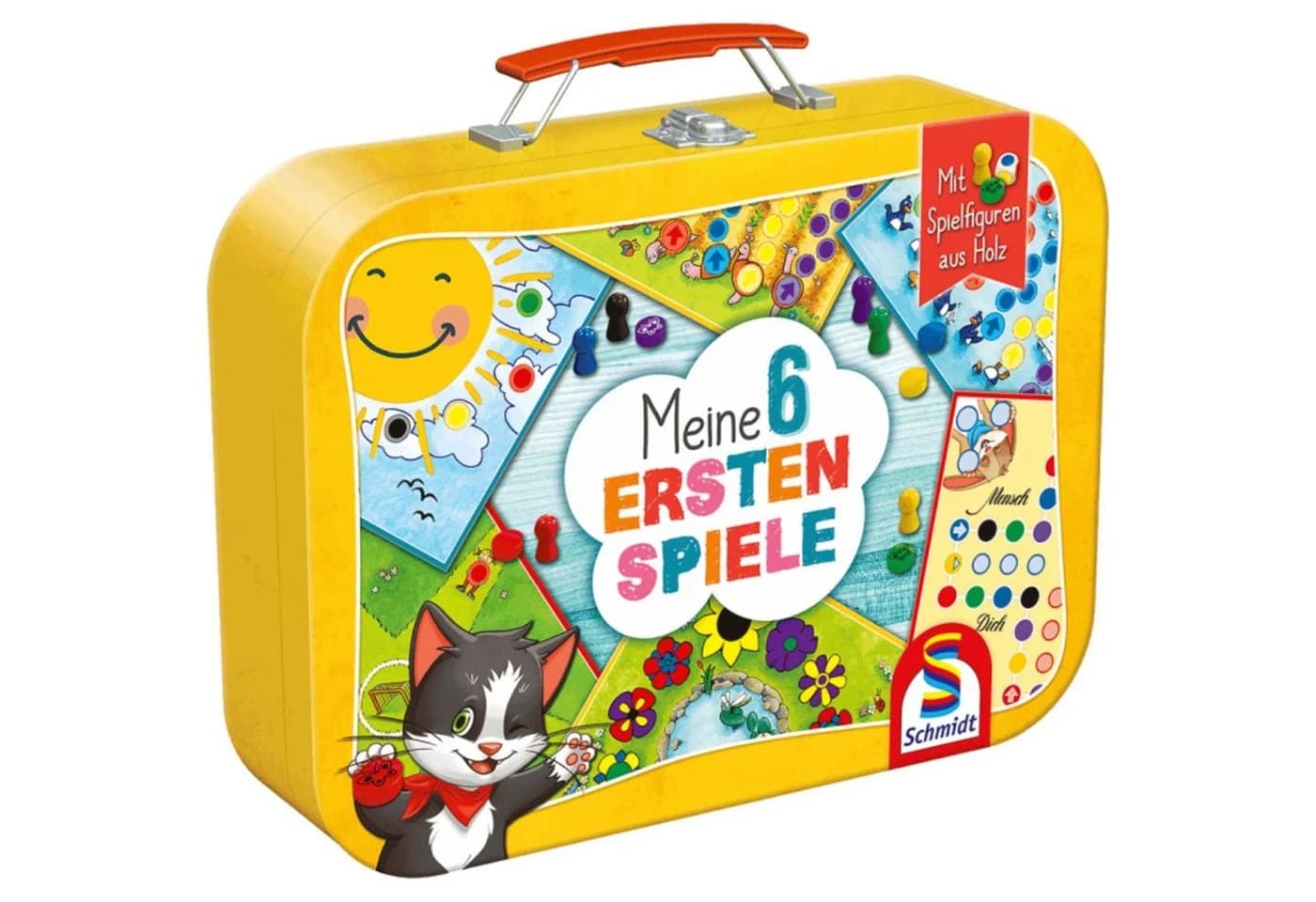 Schmidt Spiele Meine 6 ersten Spiele - Kinderspiele im Metallkoffer Bunt - Bild 3