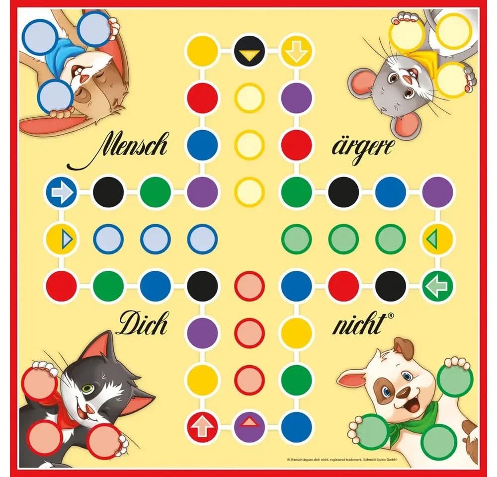 Schmidt Spiele Meine 6 ersten Spiele - Kinderspiele im Metallkoffer Bunt - Bild 5