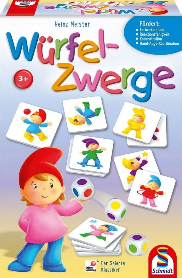 Schmidt Spiele Spiel Würfelzwerge Bunt Denkspiel ab 3 Jahren - Bild 2