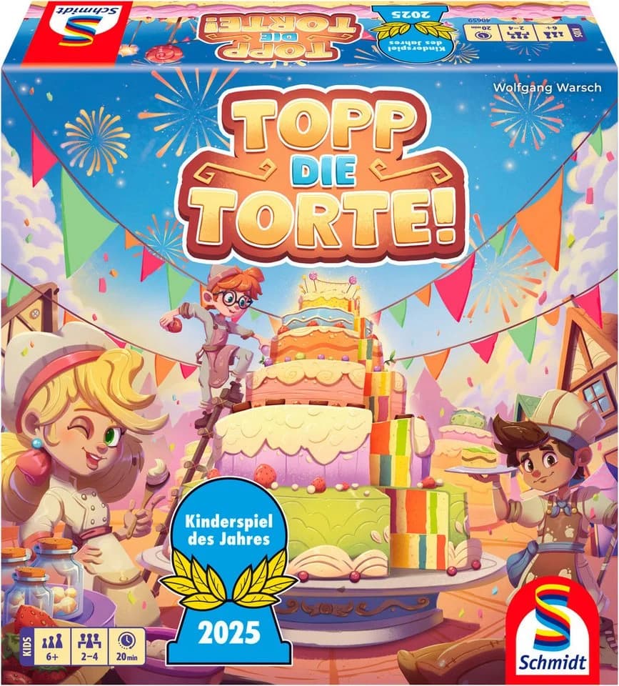 Schmidt Spiele Topp die Torte - Kinderspiel des Jahres 2025 Bunt - Bild 2