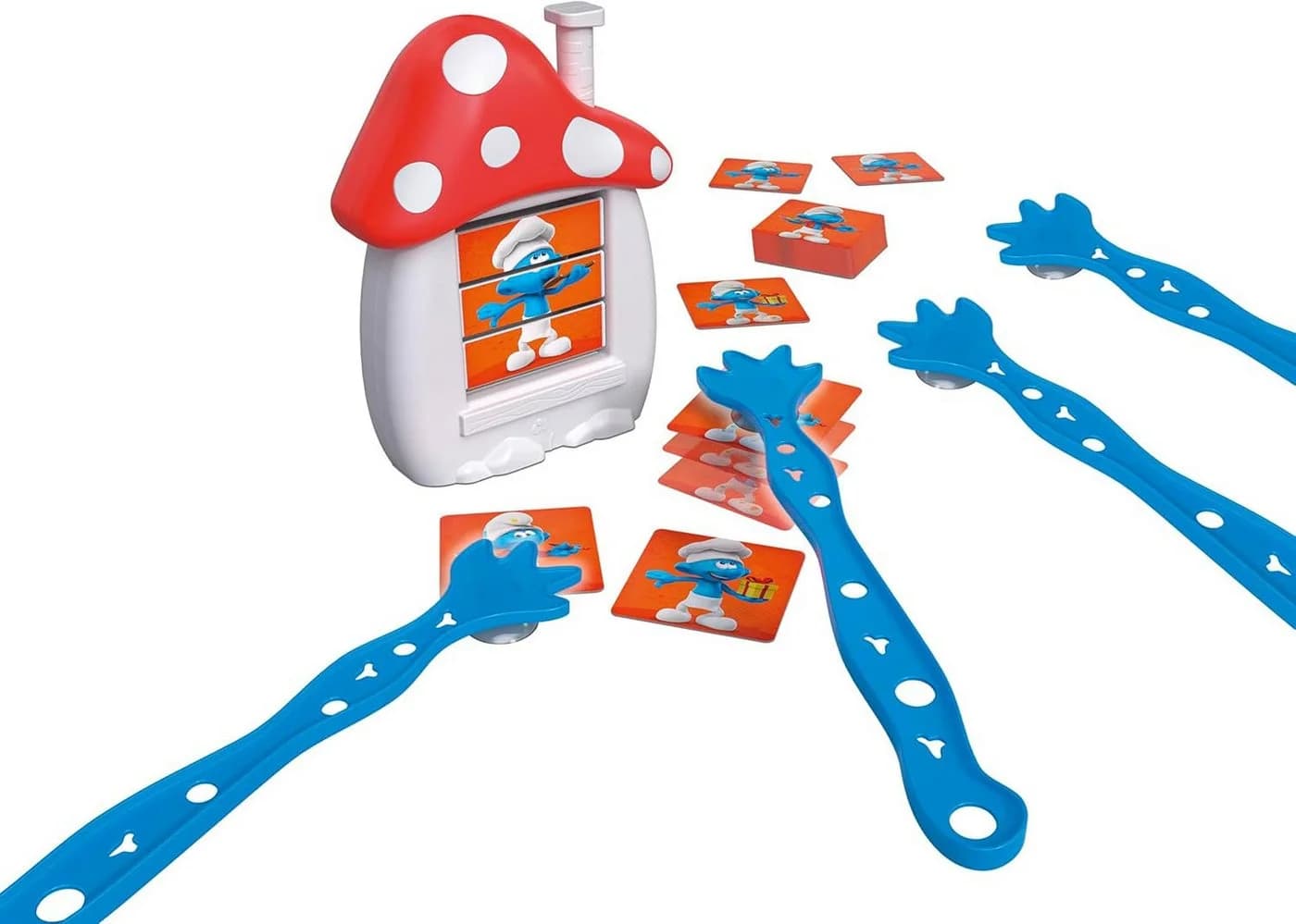 Schmidt Spiele Die Schlümpfe Schlumpf Mix Kinderspiel Action für 2–4 Spieler