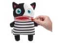Schmidt Spiele Sorgenfresser YingYang Kuscheltier Katze Schwarz-Weiß Bild 4