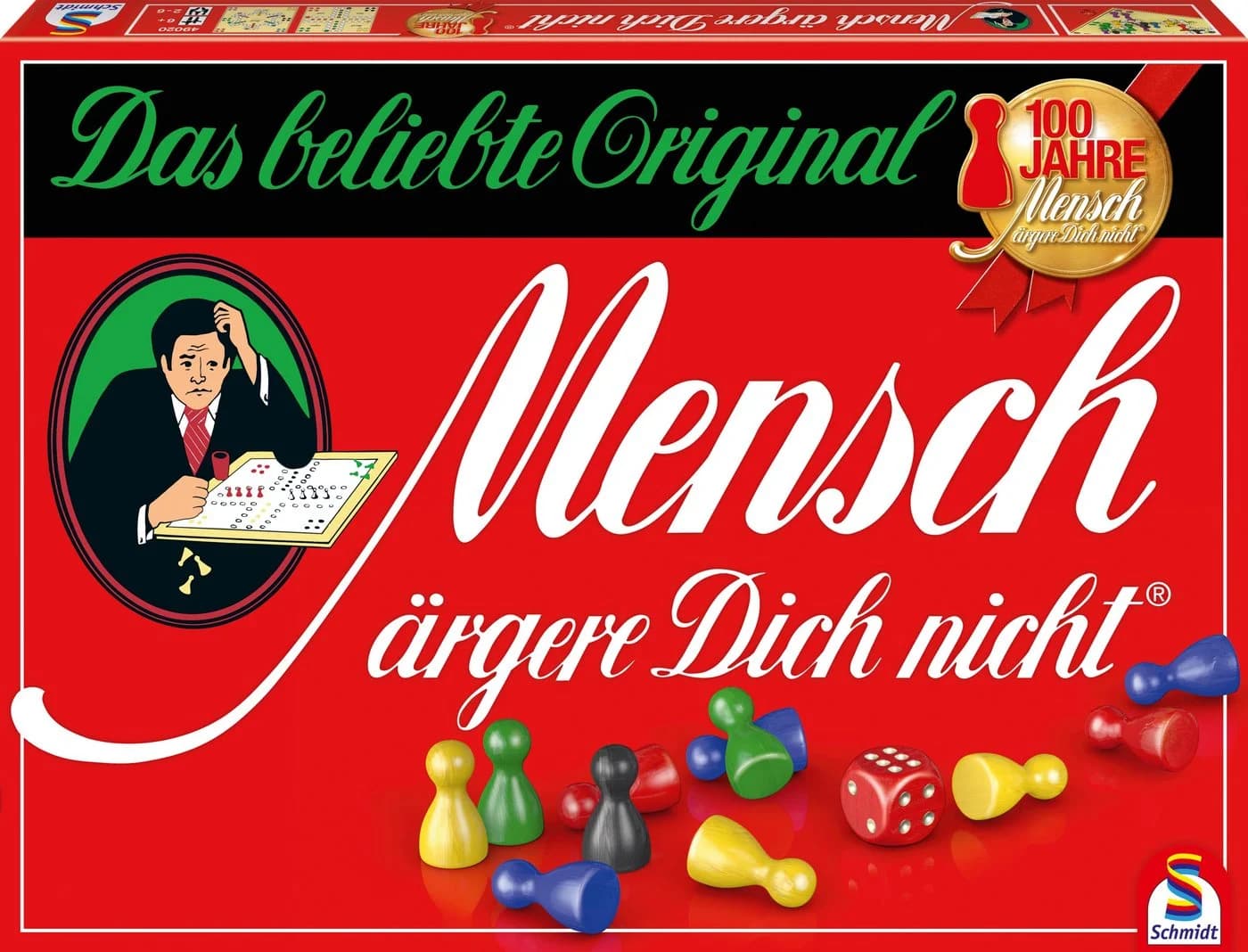 Schmidt Spiele Mensch ärgere Dich nicht Jubiläumsausgabe Bunt Holz - Bild 2