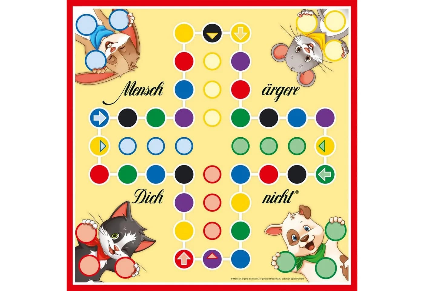 Schmidt Spiele Spielesammlung Kinderspiele Klassiker Bunt 5-tlg.