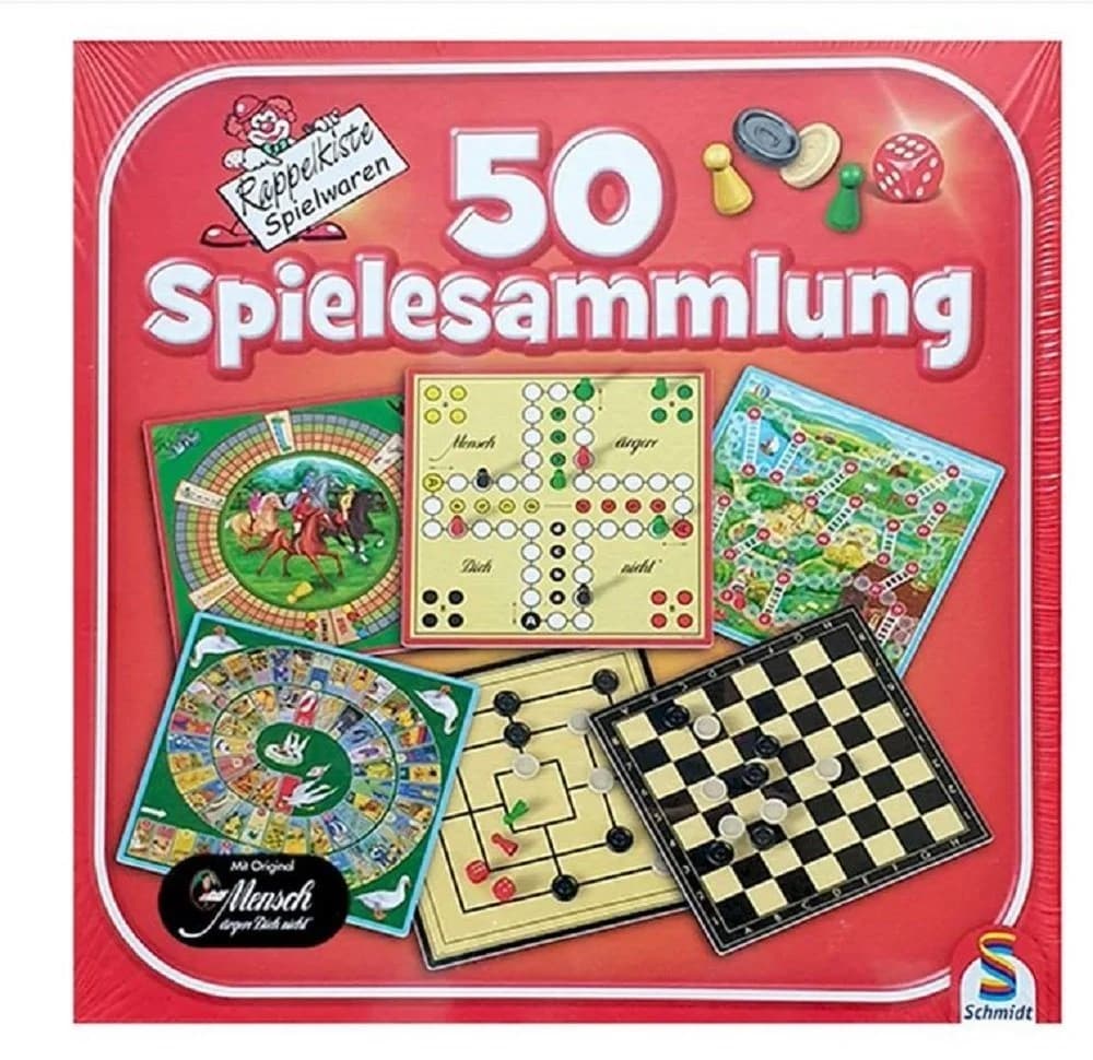 Schmidt Spiele Spielesammlung 50 Spielmöglichkeiten Bunt