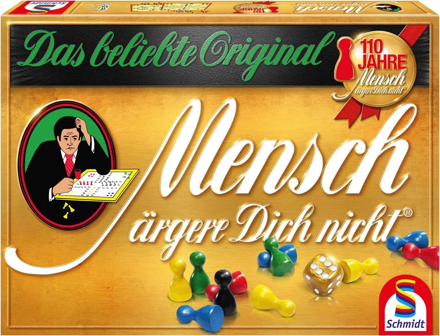 Schmidt Spiele Gold Mensch ärgere Dich nicht 110 Jahre Edition - Bild 2