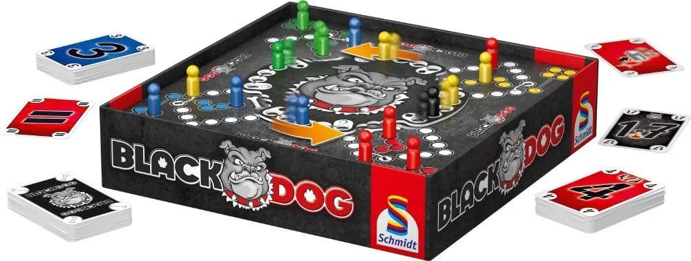 Schmidt Spiele Spiel Black DOG, Familenspiel, Schwarz
