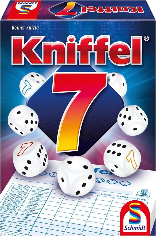 Schmidt Spiele Kniffel®7 Familienspiel mit 7 Würfeln Bunt - Bild 2