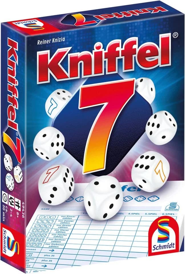 Schmidt Spiele Kniffel®7 Familienspiel mit 7 Würfeln Bunt - Bild 3