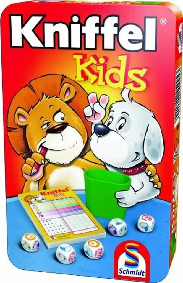 Schmidt Spiele Kniffel Kids Reisespiel Bunt Metalldose - Bild 2