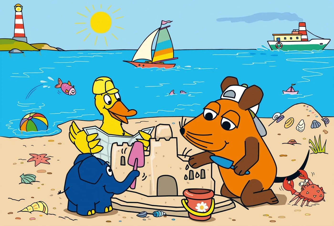Schmidt Spiele Puzzle Die Maus Gute Freunde 72 Teile - Bild 3