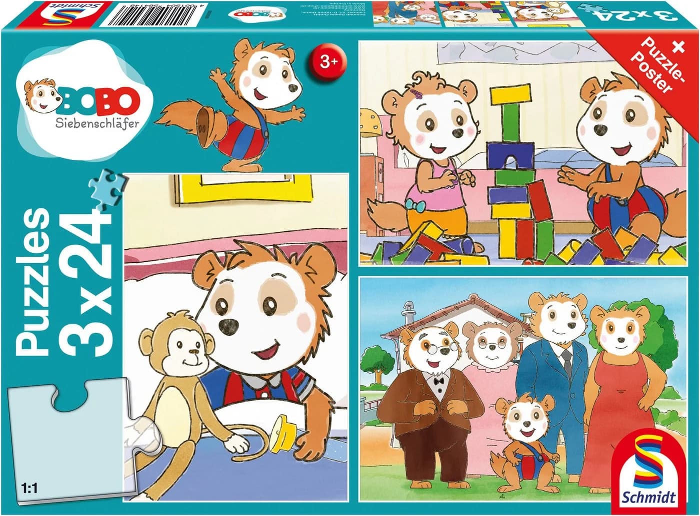 Schmidt Spiele Puzzle Bobo Siebenschläfer 72 Teile Freunde & Familie - Bild 2
