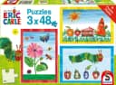 Schmidt Spiele Puzzle Die Welt der kleinen Raupe Nimmersatt 3x48 Teile Bild 2