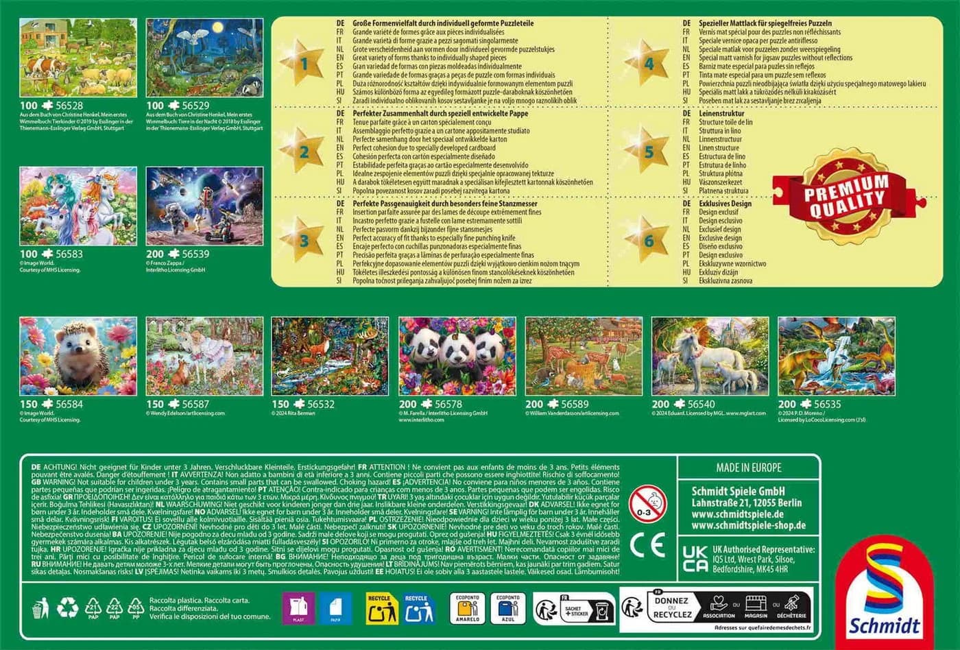 Schmidt Spiele Kinder Puzzle 150 Teile Igelchen Bunt - Bild 3