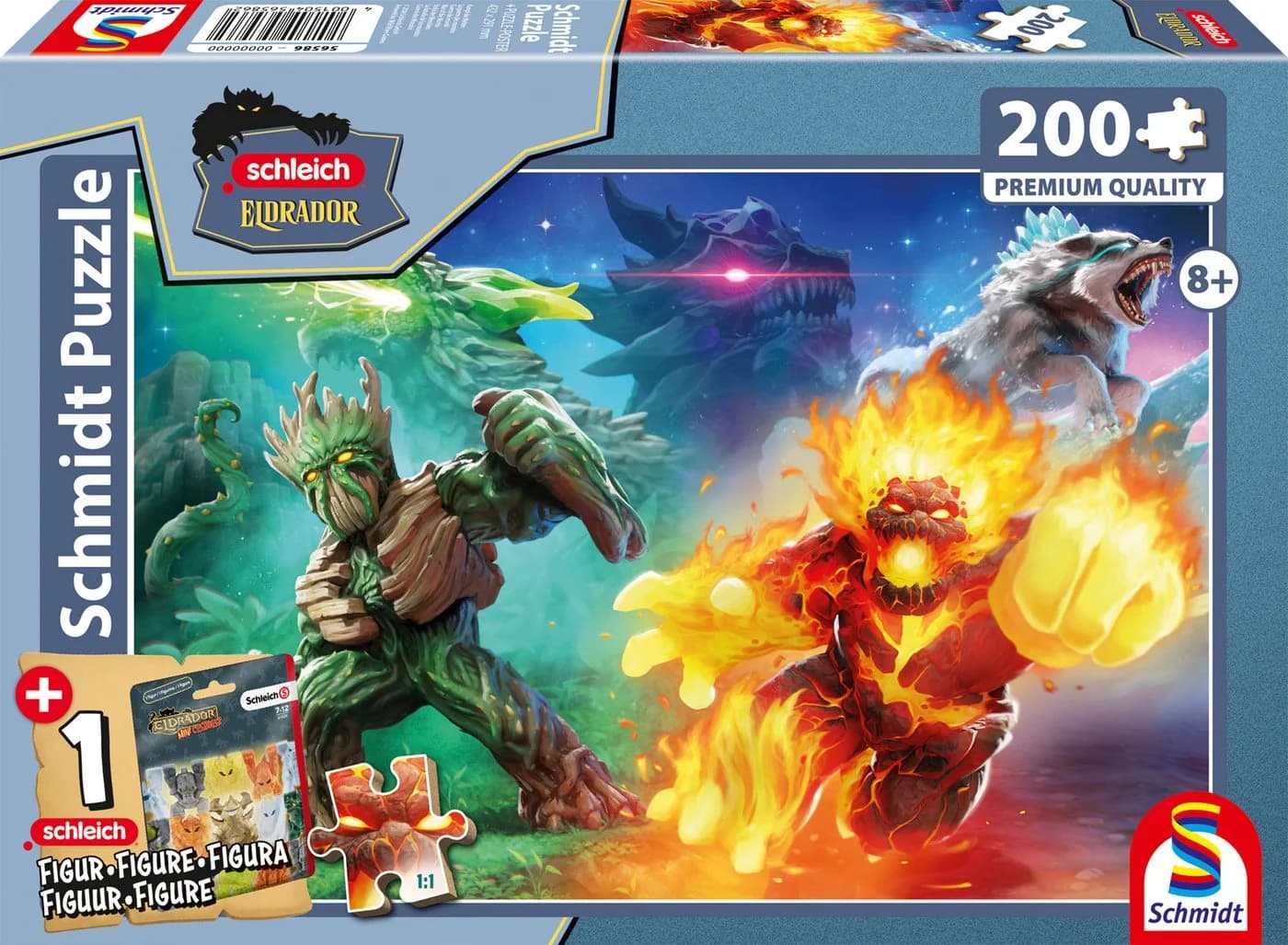 Schmidt Spiele Puzzle Schleich Eldrador Kampf der Welten 200 Teile - Bild 2