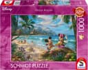 Schmidt Spiele Puzzle Disney Mickey & Minnie Hawaii 1000 Teile Thomas Kinkade Bild 2