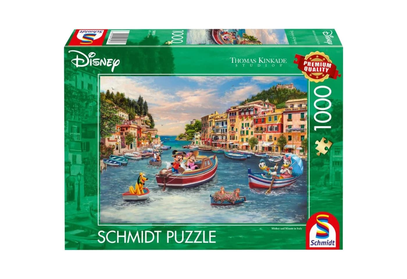 Schmidt Spiele Puzzle Thomas Kinkade Disney Mickey Minnie 1000 Teile - Bild 2