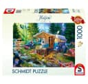 Schmidt Spiele Puzzle 1000 Teile Jeff Haynie Mit dem Caravan in den Bergen Bild 1