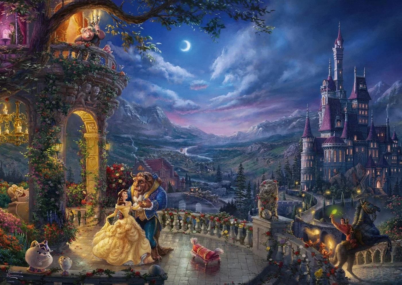 Schmidt Spiele Puzzle Disney Die Schöne und das Biest 1000 Teile