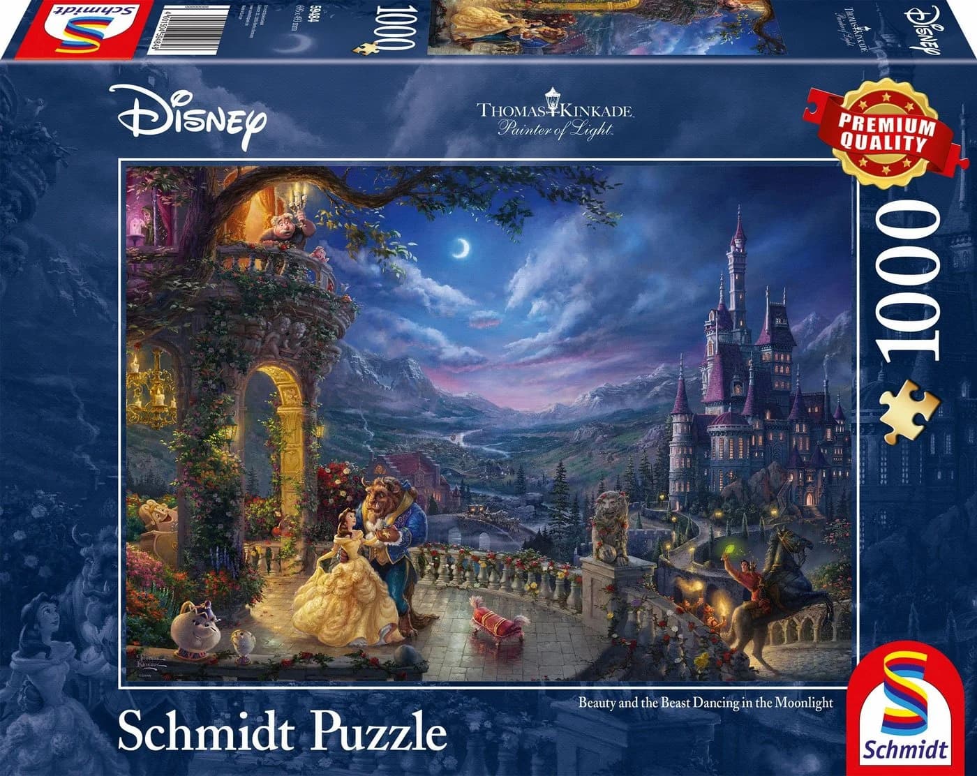 Schmidt Spiele Puzzle Disney Die Schöne und das Biest 1000 Teile - Bild 2