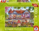 Schmidt Spiele Puzzle 1000 Teile Haus im Frühling Bild 3