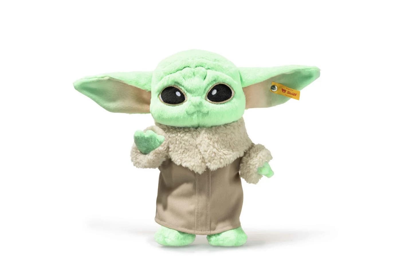 Steiff Kuscheltier Grogu 25 cm Grün/Beige Star Wars