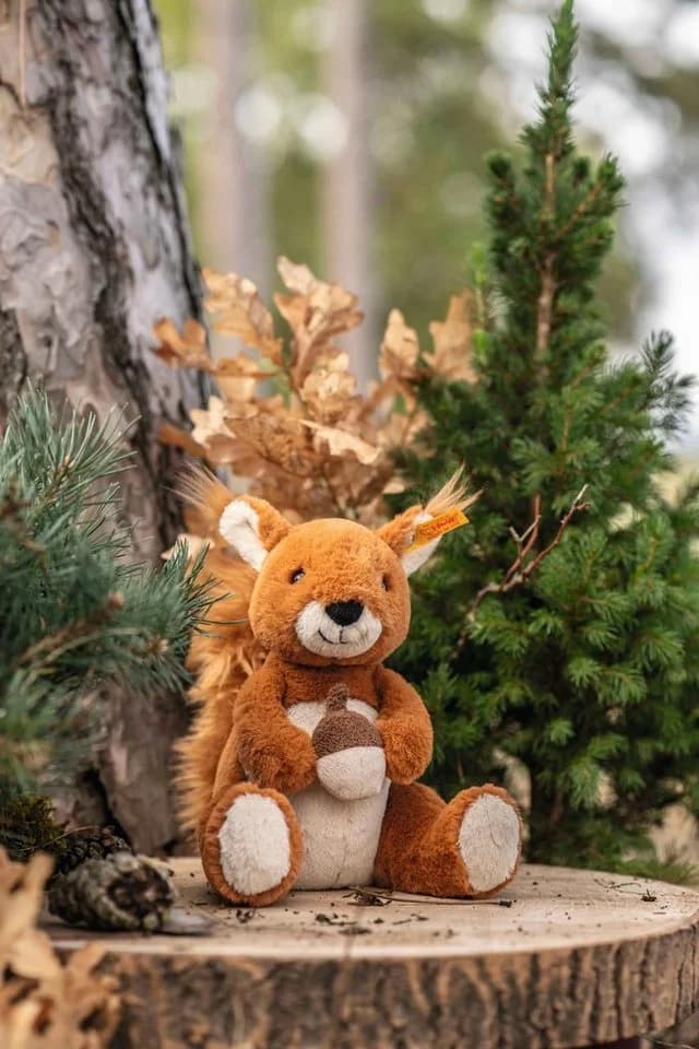 Steiff Kuscheltier Soft Cuddly Friends Eichhörnchen Phil Hellbraun 20 cm