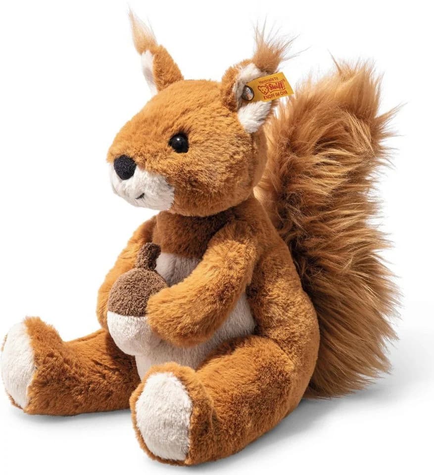 Steiff Kuscheltier Soft Cuddly Friends Eichhörnchen Phil Hellbraun 20 cm - Bild 2